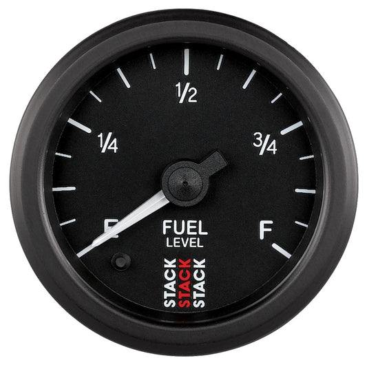 Autometer Stack Instruments 52mm 0-280 Ohm Programmable Pro Stepper Motor Fuel Level Gauge - Black - Racecraft Industries