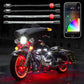 XK Glow Strip Million Color XKCHROME ATV/Motorcycle LED Accent Light Kit (14xPod + 12x10In) - Racecraft Industries