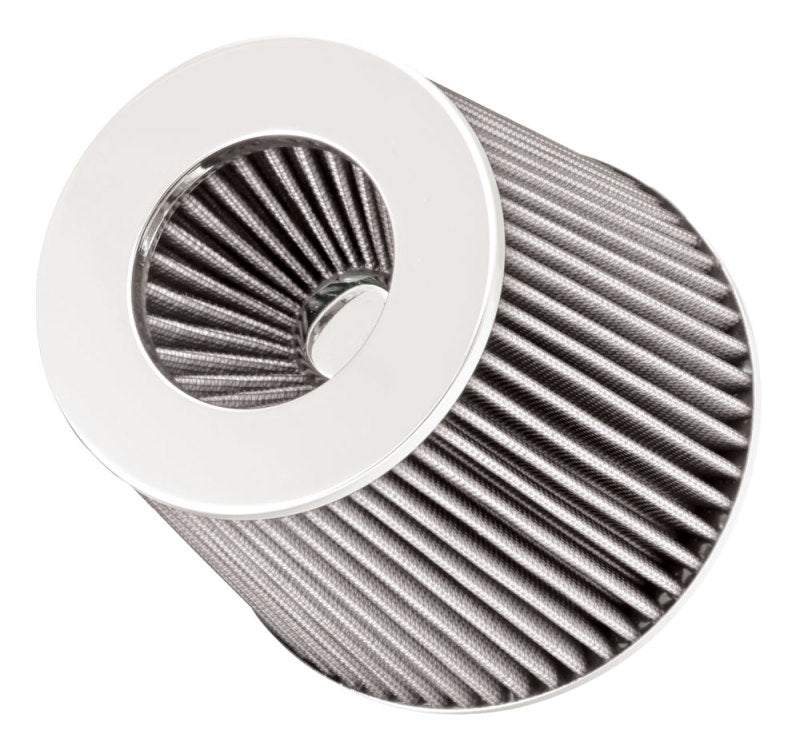 Spectre Adjustable Conical Air Filter 5-1/2in. Tall (Fits 3in. / 3-1/2in. / 4in. Tubes) - White - Racecraft Industries