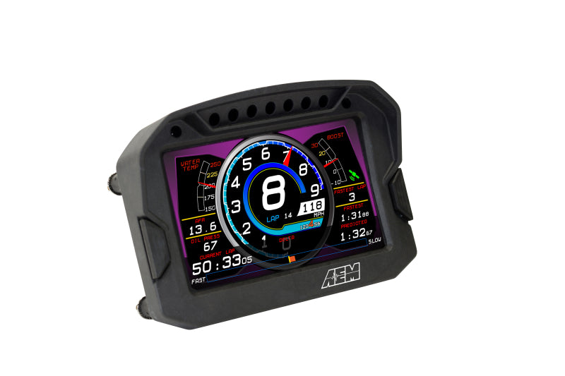 AEM CD-5LG Carbon Logging Digital Dash Display w/ Internal 10Hz GPS & Antenna - Racecraft Industries