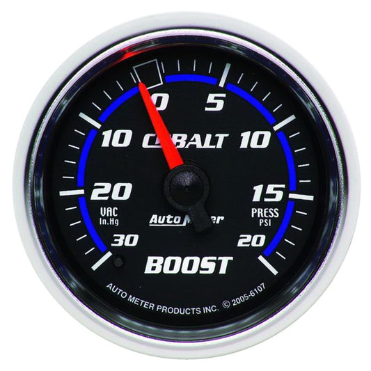 Autometer Cobalt 52mm 20psi mechanical Boost Gauge - Racecraft Industries