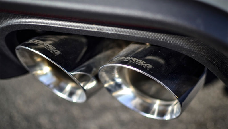 Corsa 2018-2023 Ford Mustang GT Fastback 5.0L 3in Cat-Back System Dual Rear Exit w/ 4in PolishedTips - Racecraft Industries