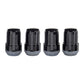 McGard SplineDrive Lug Nut (Cone Seat) M12X1.5 / 1.24in. Length (4-Pack) - Black (Req. Tool) - Racecraft Industries