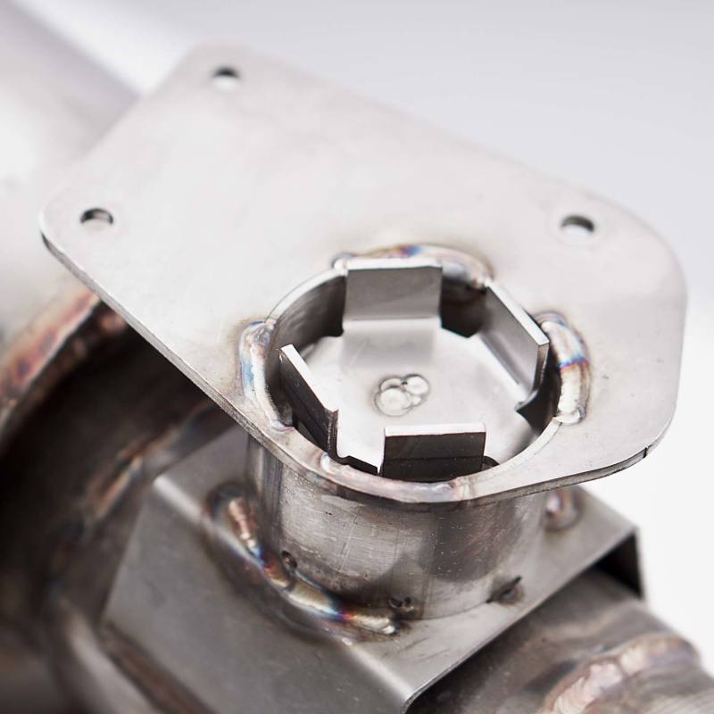 Stainless Works 2016+ Chevy Camaro SS 3in Redline Factory Connect Axle Back w/Valve & 4in Quad Tips - Racecraft Industries