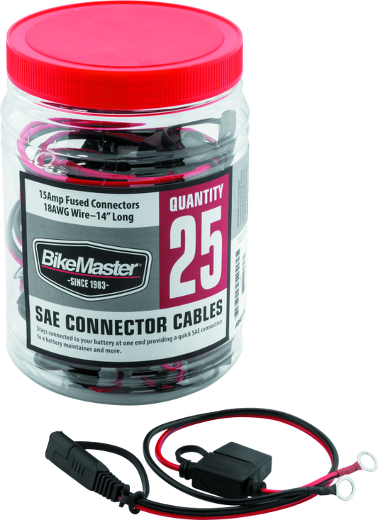 BikeMaster Sae Wire w/Fuse - 25Piece Tub - Racecraft Industries