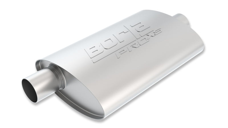 Borla Pro-XS 2in Tubing 14in x 4in x 9.5in Oval Center/Offset Muffler - Racecraft Industries