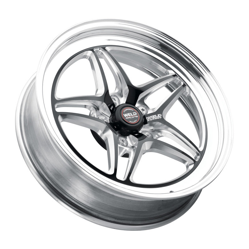 Weld S81 18x5 / 5x120 BP / 2.1in. BS (-23mm Offset) Black Wheel 3.18 ID (High Pad) - Non-Beadlock - Racecraft Industries