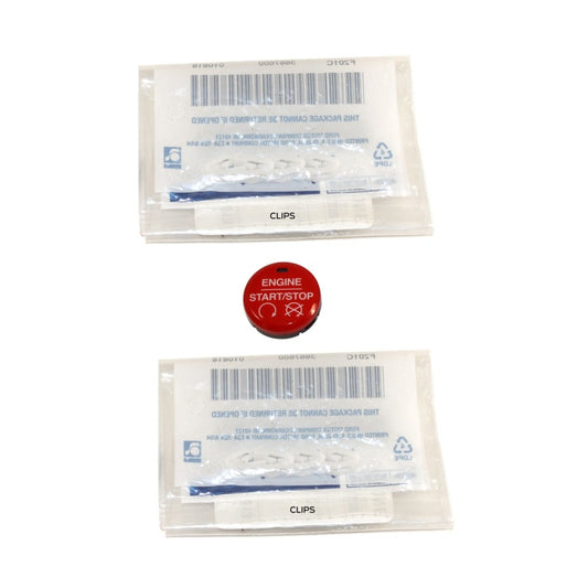 Ford Racing 15-17 Mustang Red Starter Button Installation Kit - Racecraft Industries