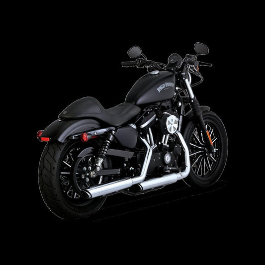 Vance & Hines HD Sportster 14-22 Twin Slash 3In PCX Slip-On Exhaust - Racecraft Industries