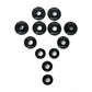 BLOX Racing 16-21 FK Civic - Front - 12 Pieces Subframe Hard Collar Kit - Racecraft Industries