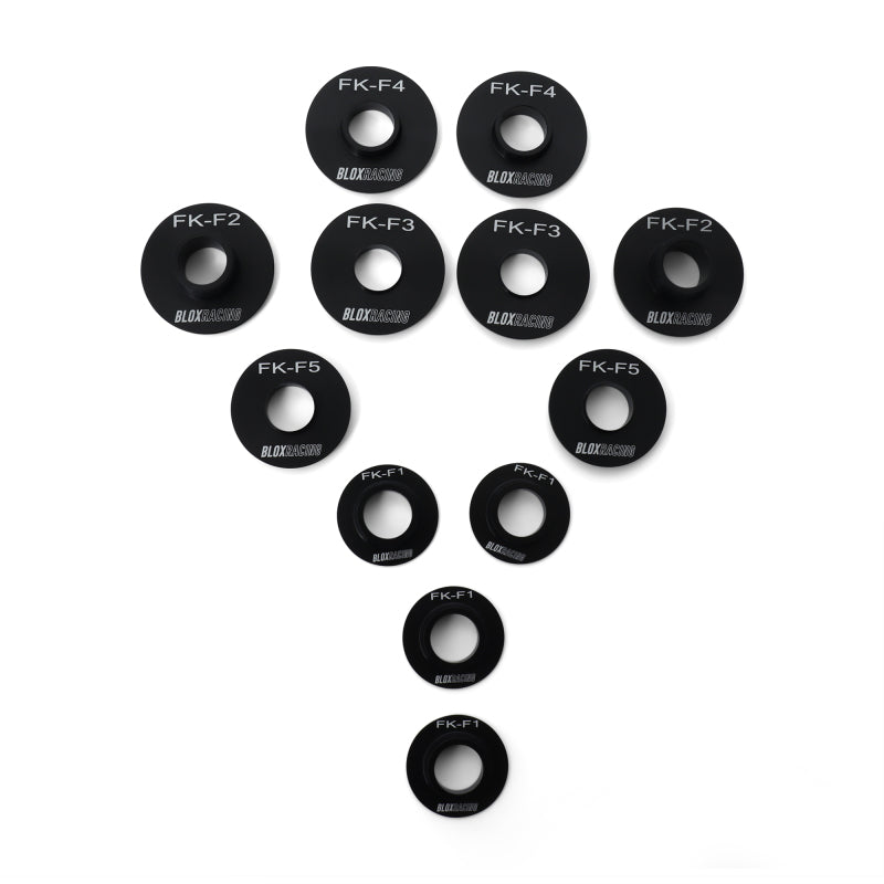 BLOX Racing 16-21 FK Civic - Front - 12 Pieces Subframe Hard Collar Kit - Racecraft Industries