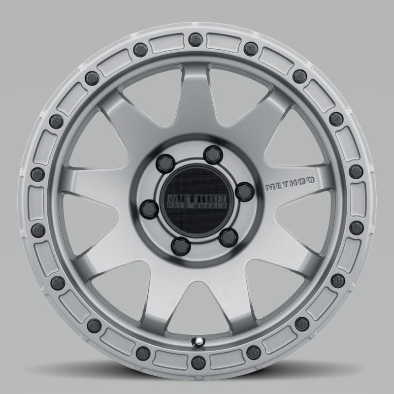 Method MR317 17x8.5 0mm Offset 6x5.5 106.25mm CB Matte Titanium Wheel - Racecraft Industries