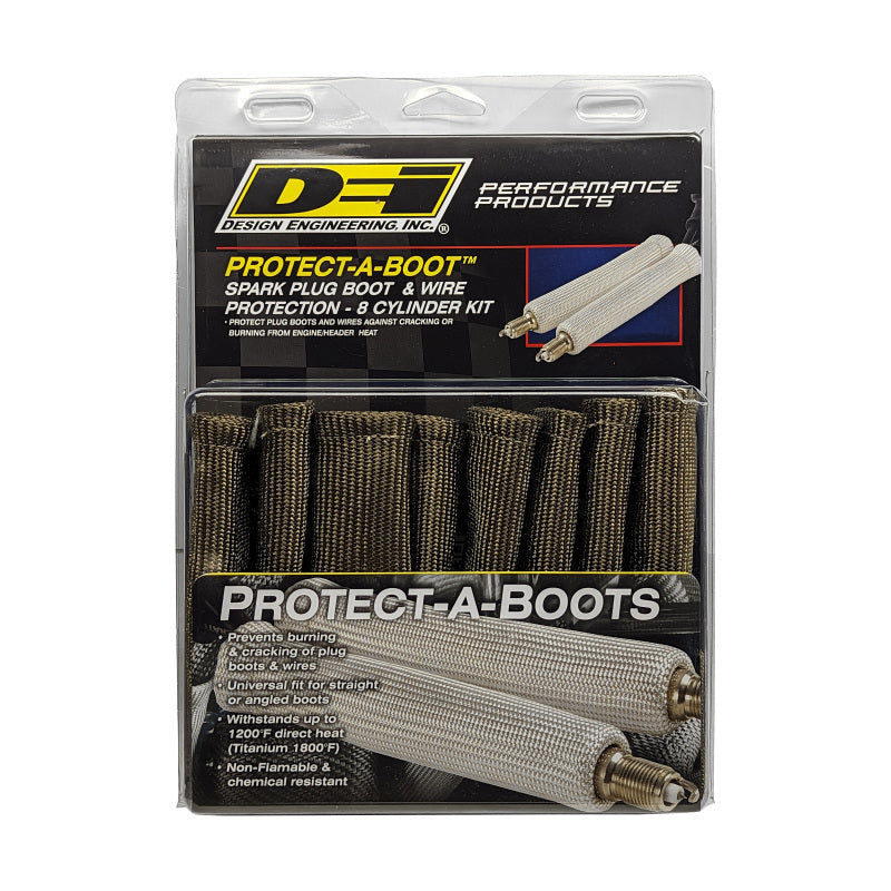 DEI Protect-A-Boot - 8in - 8-pack - No Ring - Titanium - Racecraft Industries