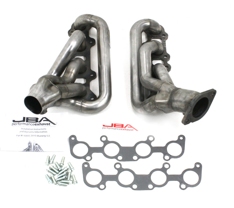 JBA 15-20 Ford Mustang 5.0L Coyote 1-3/4in Primary Raw 409SS Cat4Ward Header - Racecraft Industries