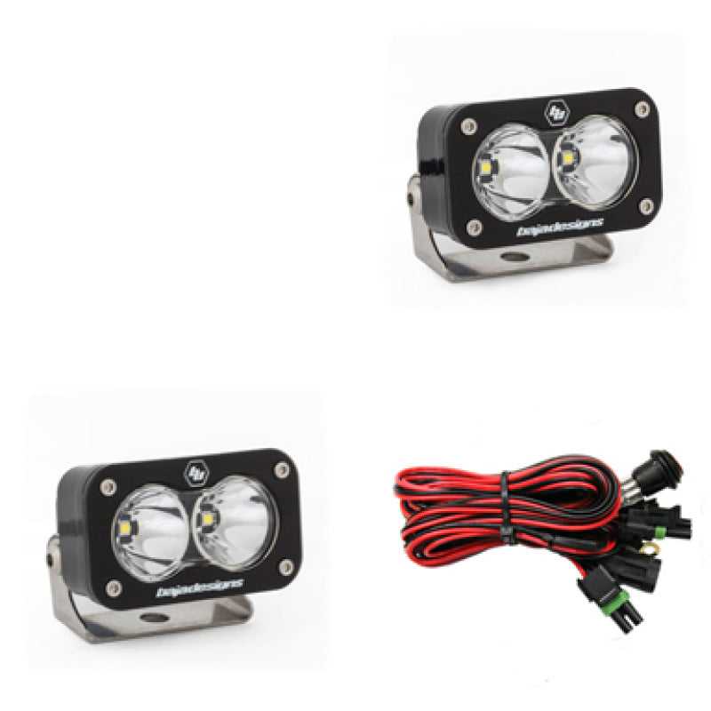 Baja Designs S2 Pro Series LED Light Pods Spot Pattern - Pair - Racecraft Industries
