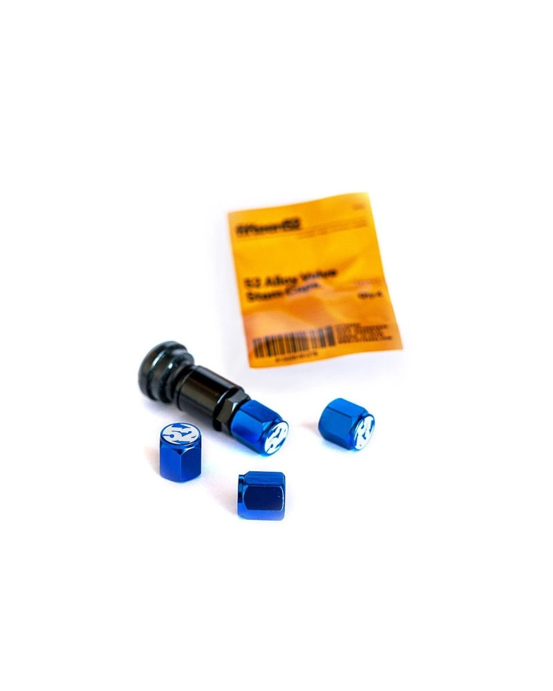 Fifteen52 Valve Stem Cap Set - Blue - 4 Pieces - Racecraft Industries