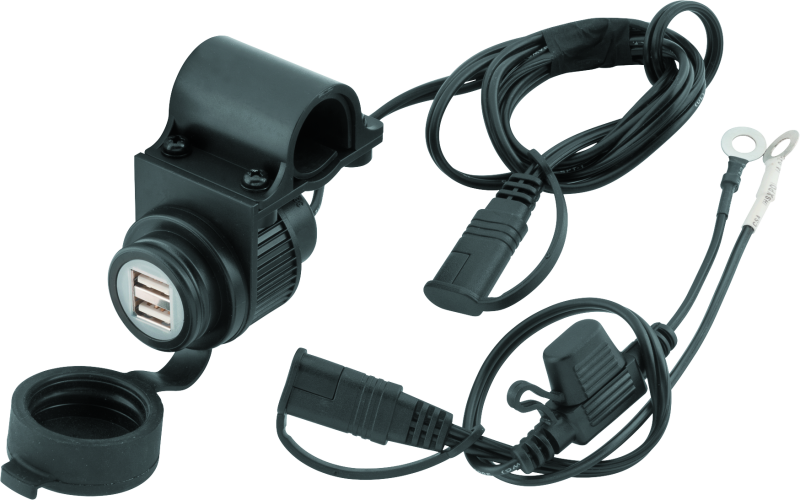 BikeMaster Dual USB Socket w/ Bracket - Racecraft Industries
