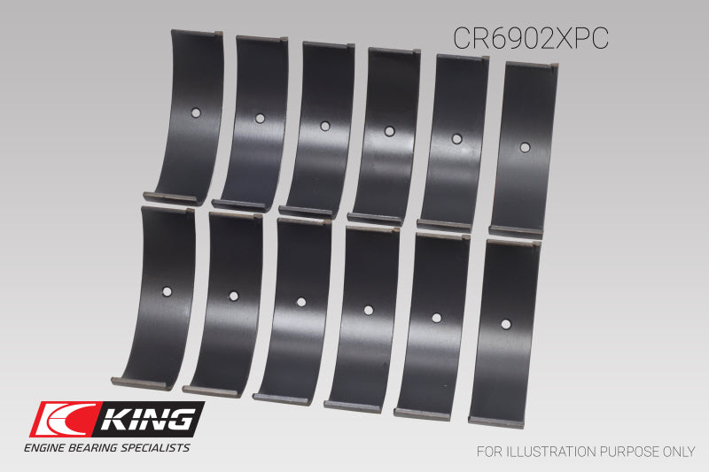 King Nissan VQ35HR/VQ37VHR/VR30DTT (Size +.5) pMaxKote Rod Bearing Set - Racecraft Industries