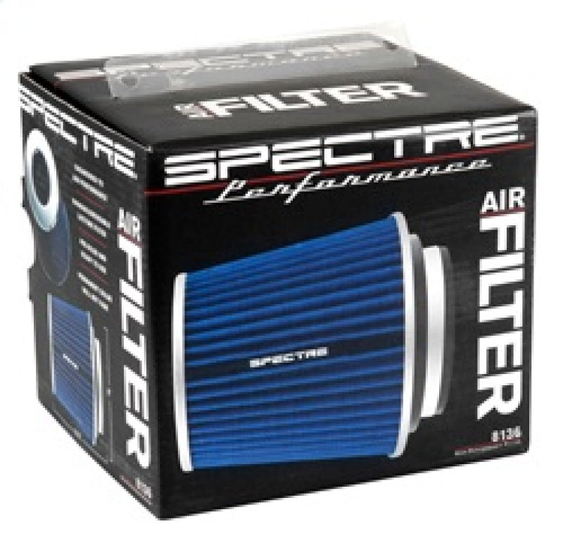 Spectre Adjustable Conical Air Filter 5-1/2in. Tall (Fits 3in. / 3-1/2in. / 4in. Tubes) - Blue - Racecraft Industries