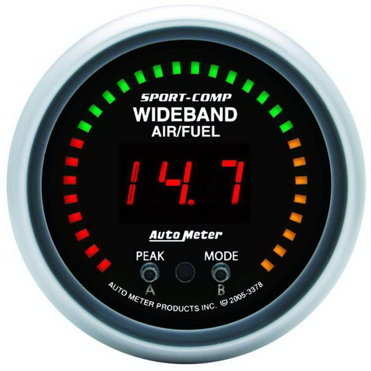 Autometer Sport-Comp 52mm Wideband Air/Fuel Gauge - Racecraft Industries
