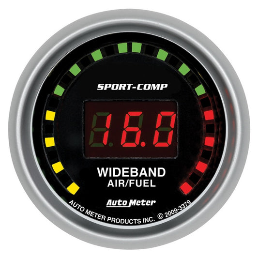 Autometer Sport-Comp 52mm Digital Wideband Air/Fuel Ratio Street Gauge - Racecraft Industries