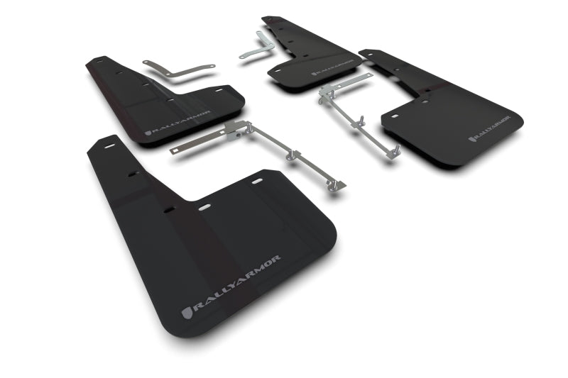 Rally Armor 20-23 Toyota GR Yaris Black Mud Flap w/Grey Logo - Racecraft Industries