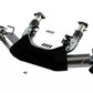Borla 2020 Chevrolet Corvette C8 6.2 ATAK 3in Exhaust System Dual Round Rolled A/C Black Chrome Tips - Racecraft Industries