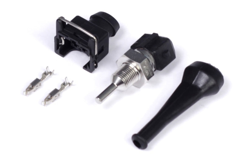 Haltech Oil Temperature Sensor High Range 150 Deg C 1/8 NPT Thread (Incl Bosch EV1 Plug & Pins) - Racecraft Industries
