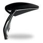 Performance Machine Mirror Assy Left Torque - Black Ano - Racecraft Industries