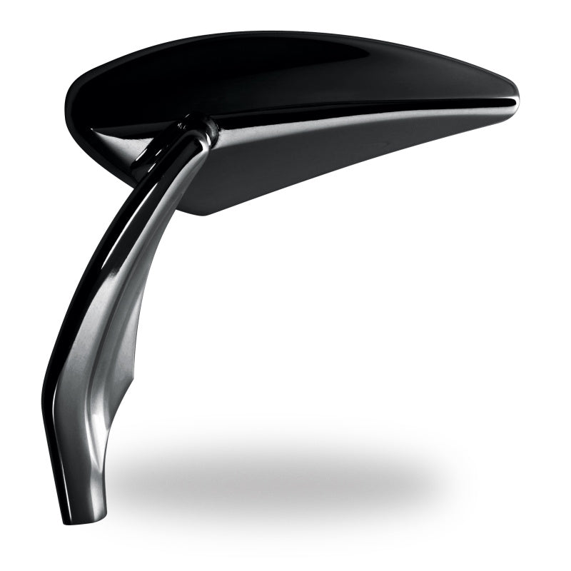 Performance Machine Mirror Assy Left Torque - Black Ano - Racecraft Industries
