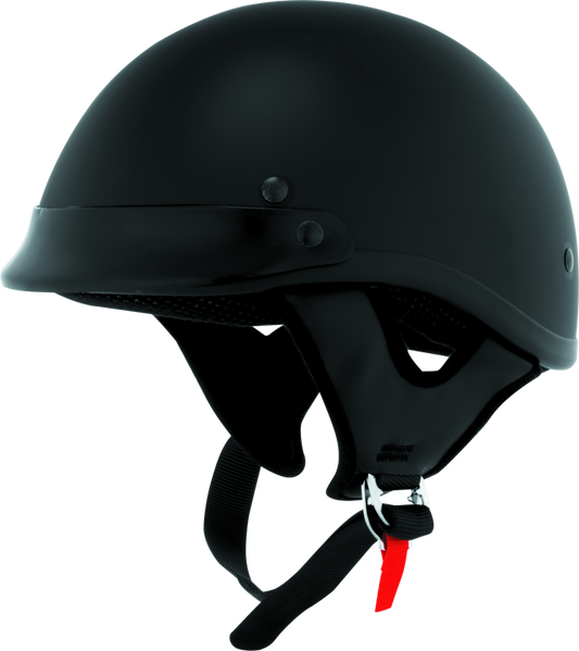 Skid Lids Traditional Helmet Flat Black - Medium - Racecraft Industries