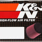 K&N Universal Rubber Filter 4.5in Flange ID / 5.875in Base OD / 5.125in Top OD / 5in Height - Racecraft Industries
