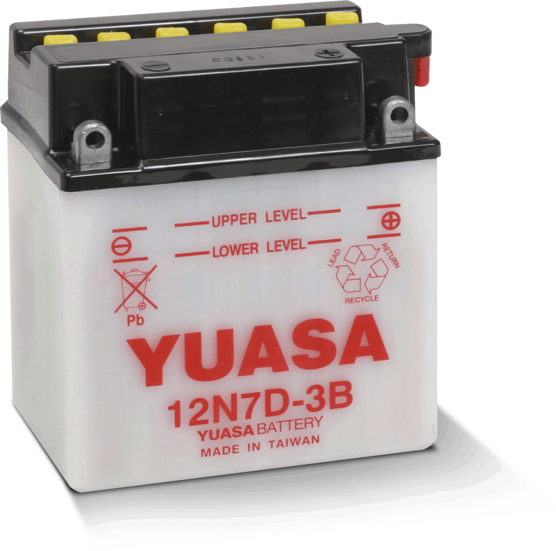 Yuasa 12N7D-3B Conventional 12-Volt Battery - Racecraft Industries