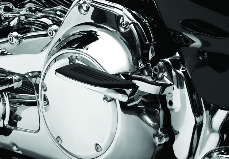 Kuryakyn Premium Mini Board With Male Mount Adapter Chrome - Racecraft Industries