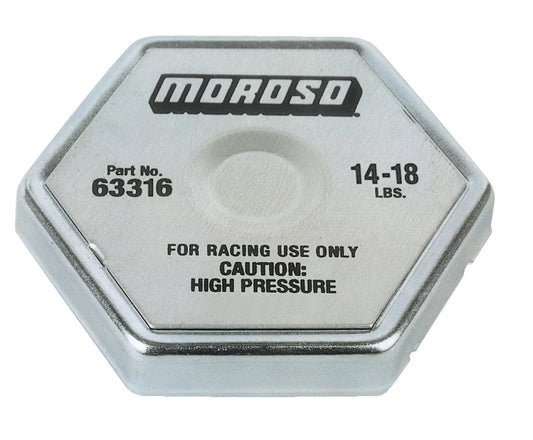 Moroso Racing Radiator Cap - 14-18lbs - Racecraft Industries