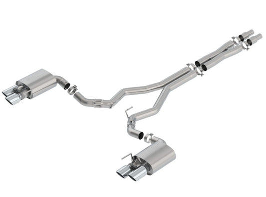 Borla 2018 Ford Mustang GT 5.0L AT/MT 3in ATAK Catback Exhaust w/ Valves - Racecraft Industries