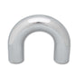 Vibrant 2.5in O.D. Universal Aluminum Tubing (180 degree Bend) - Polished - Racecraft Industries