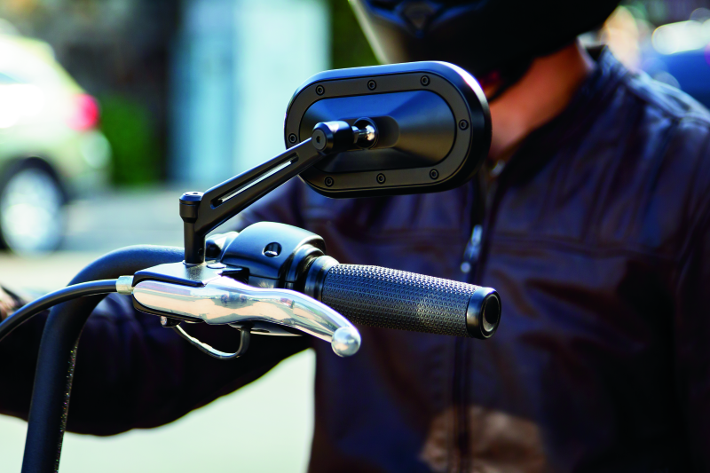 Kuryakyn Heavy Industry Mirrors Black - Racecraft Industries