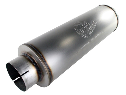 aFe MACHForce XP Exhausts Mufflers SS-409 EXH Muffler 5 ID In/Out 8 Dia - Racecraft Industries