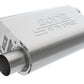 Borla CrateMuffler SBC Hot 350/383 3 inch Offset/Center 14in x 4.35in x 9in Oval Muffler - Racecraft Industries