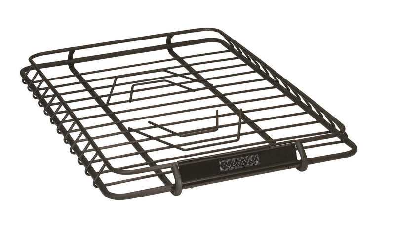 Lund Universal 39in X 45.125in Roof Rack Cargo Basket - Black - Racecraft Industries