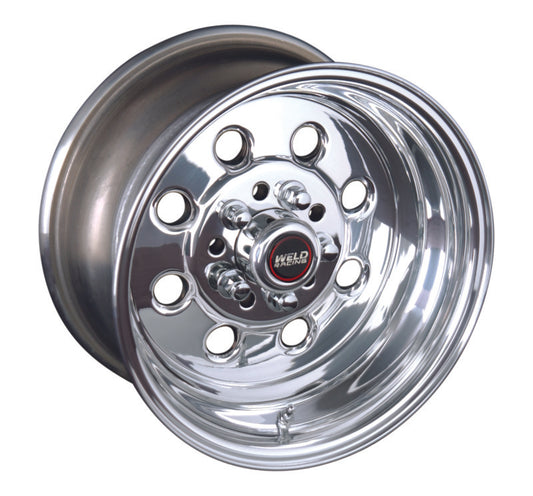 Weld Draglite 15x3.5 / 5x4.5 & 5x4.75 BP / 1.375in. BS Polished Wheel - Non-Beadlock - Racecraft Industries