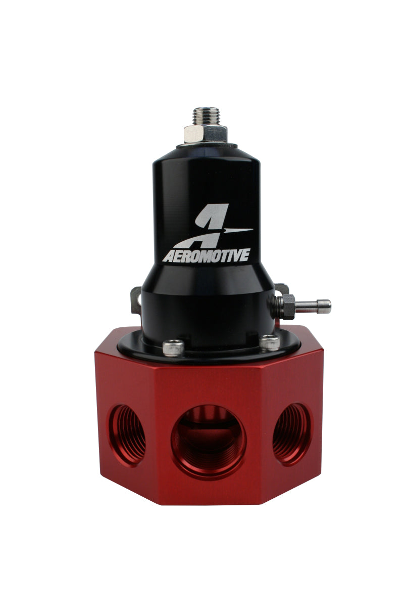 Aeromotive Regulator - 30-120 PSI - .500 Valve - 4x AN-08 and AN-10 inlets / AN-10 Bypass - Racecraft Industries