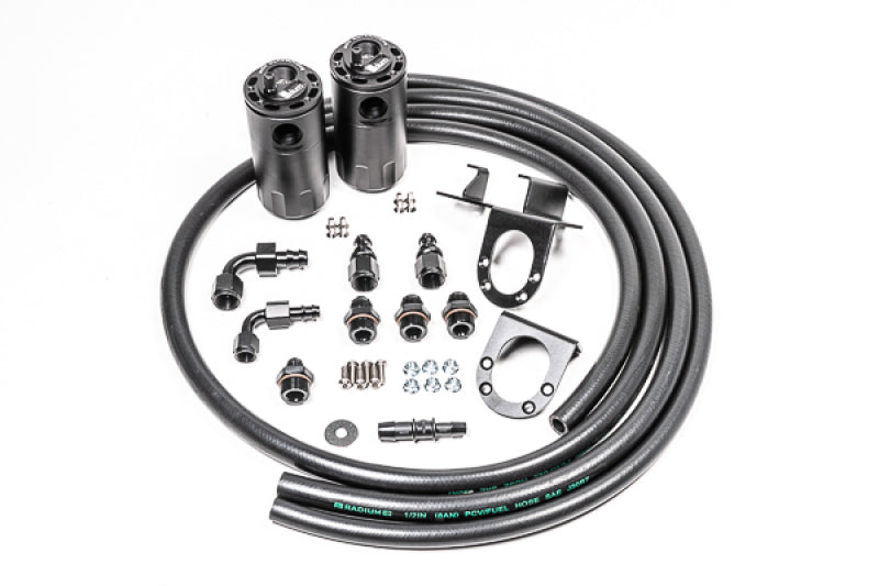 Radium Engineering 07-21 Toyota Tundra Dual Catch Can Kit Fluid Lock - Racecraft Industries