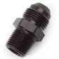 Russell Performance -8 AN to 3/8in NPT Straight Flare to Pipe (Black) - Racecraft Industries
