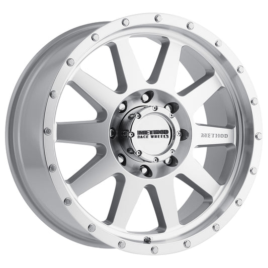 Method MR301 The Standard 18x9 +18mm Offset 8x180 130.81mm CB Machined/Clear Coat Wheel - Racecraft Industries