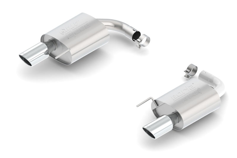 Borla Atak S Rear Section 15-17 Ford Mustang GT 5.0L V8 MT/AT 2.5in pipe 4in tip - Racecraft Industries