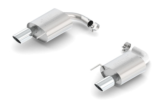 Borla Atak S Rear Section 15-17 Ford Mustang GT 5.0L V8 MT/AT 2.5in pipe 4in tip - Racecraft Industries