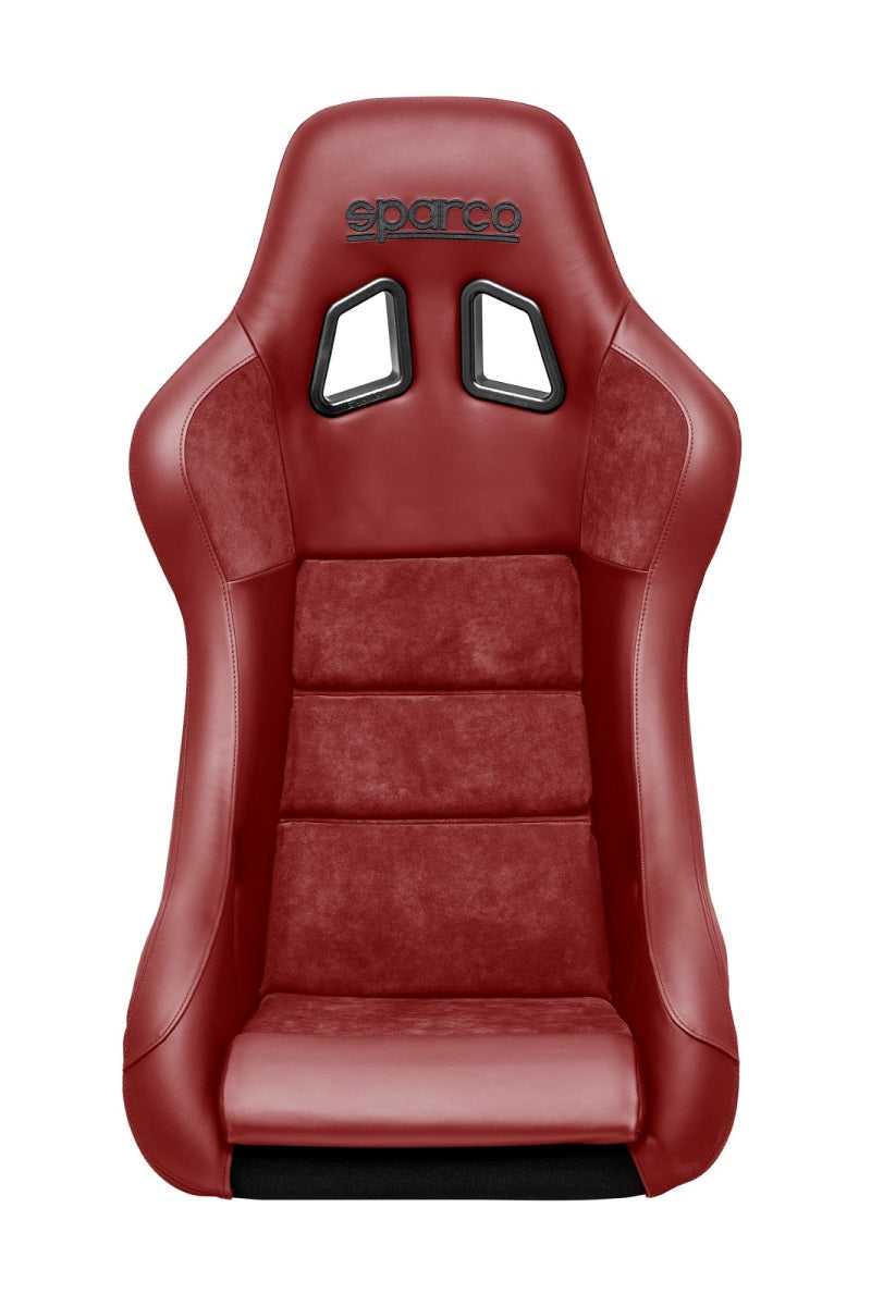 Sparco Seat QRT Performance Leather/Alcantara Red (Must Use Side Mount 600QRT) - Racecraft Industries