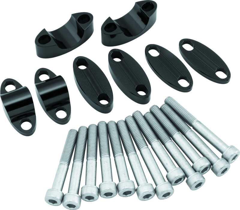 BikeMaster Aluminum Handlebar Riser 1in - Black - Racecraft Industries